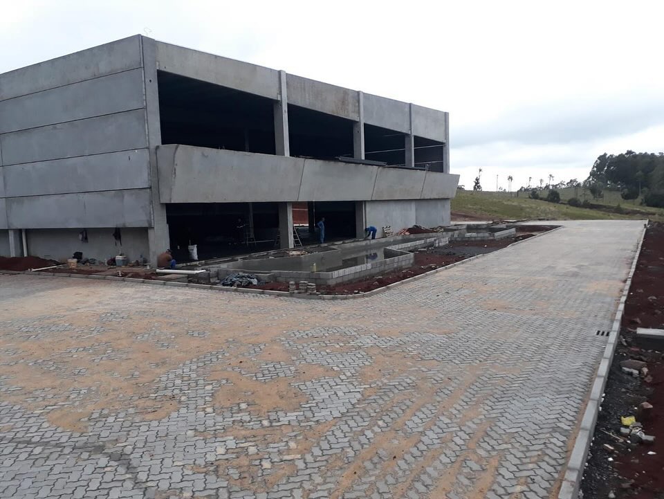 Obra utilizando artefatos de concreto Auren em Portão RS